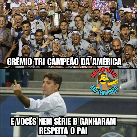 Torcedores do Grêmio tiram onda com conquista da Libertadores