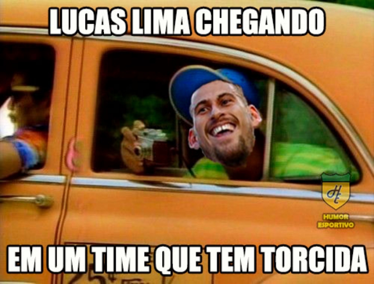 Torcida do Palmeiras brinca com acerto com Lucas Lima