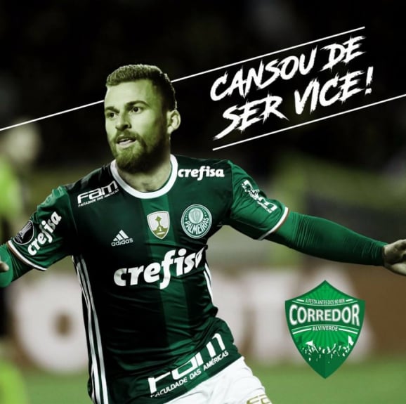 Torcida do Palmeiras brinca com acerto com Lucas Lima