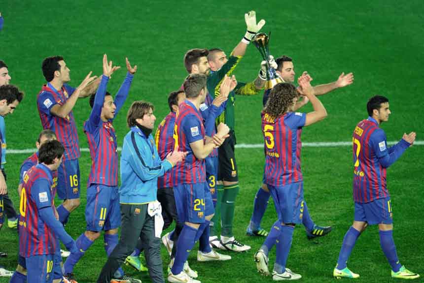 O Barcelona atropelou o Santos na final de 2011: 4 a 0. Era o duelo de Messi contra Neymar