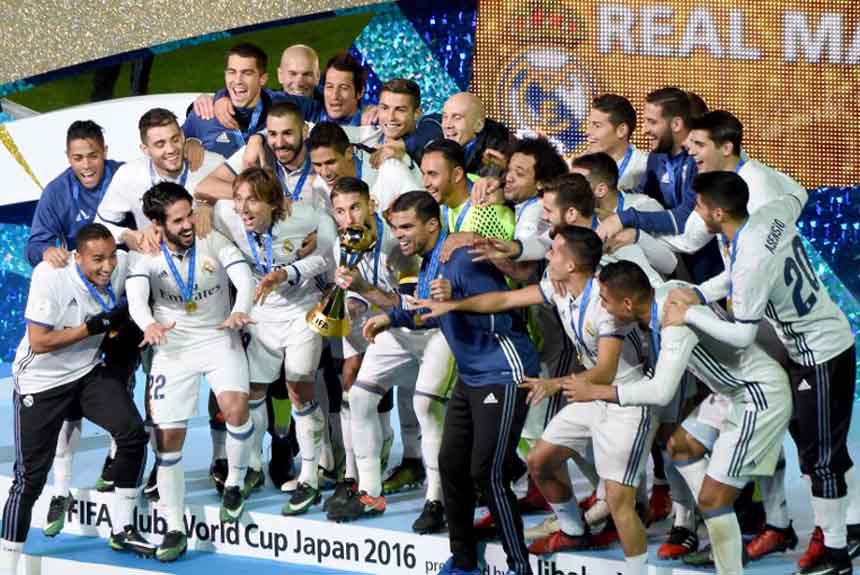 Com Cristiano Ronaldo, o Real Madrid bateu o japonês Kashima Antlers na final do ano passado: 4 a 2