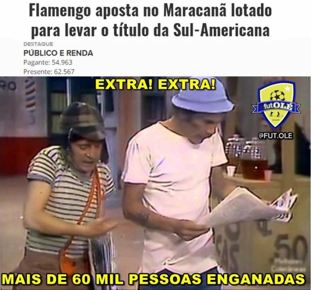 Zoações ao Flamengo bombaram nas redes sociais após a final