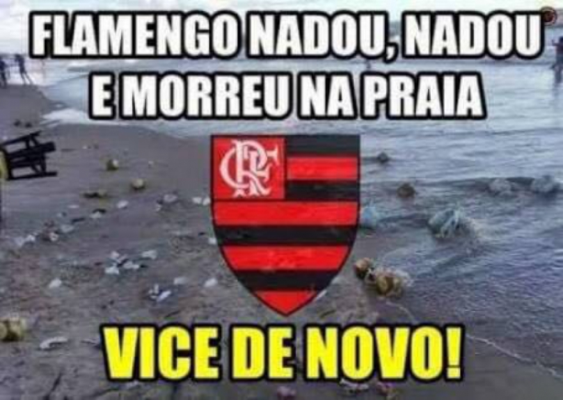Zoações ao Flamengo bombaram nas redes sociais após a final