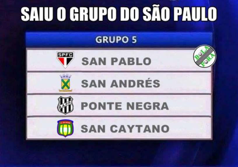 Definição dos grupos da Libertadores 2018 rendeu brincadeiras na web