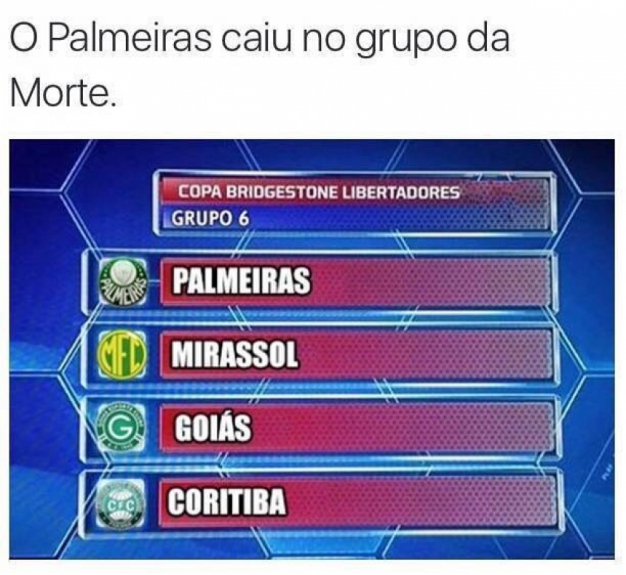 Definição dos grupos da Libertadores 2018 rendeu brincadeiras na web