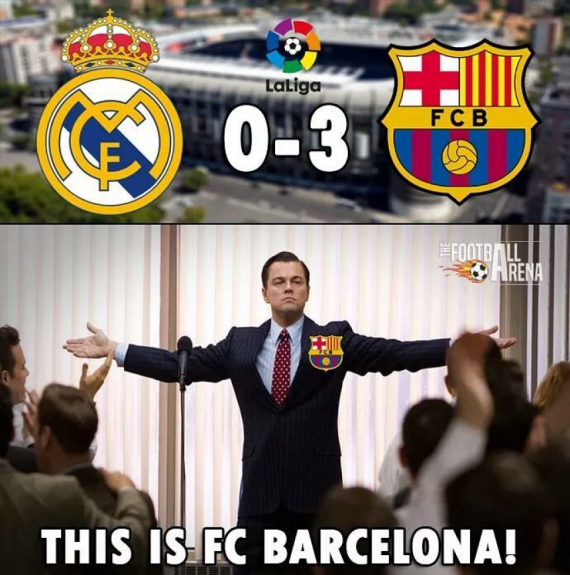 Os melhores memes da vitória do Barcelona no El Clásico