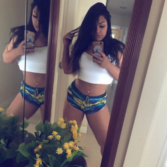 Mulher Melancia, noiva do lateral Michel Macedo