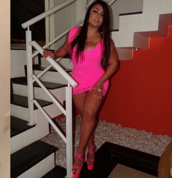 Mulher Melancia, noiva do lateral Michel Macedo