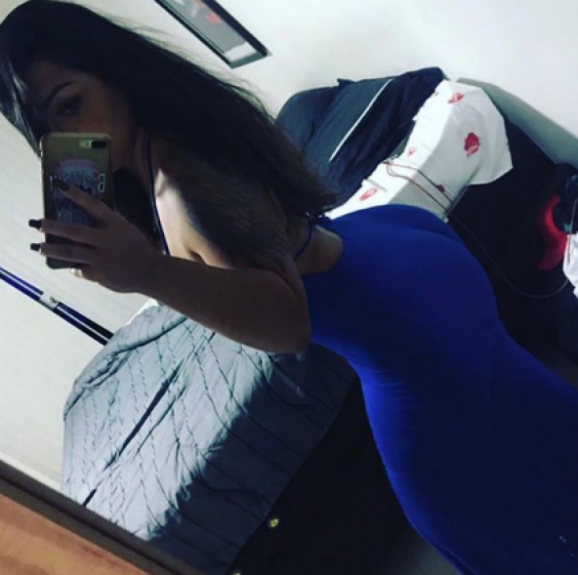 Mulher Melancia, noiva do lateral Michel Macedo