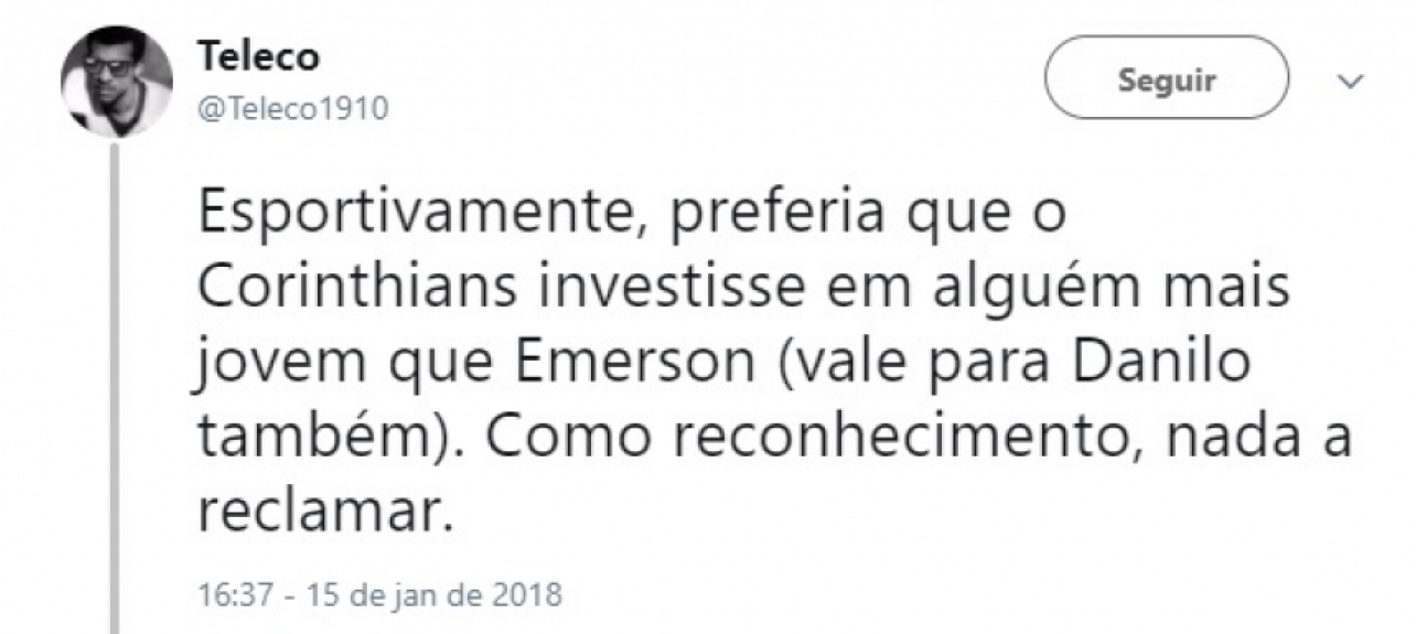 Retorno de Sheik ao Corinthians dividiu a torcida nas redes sociais