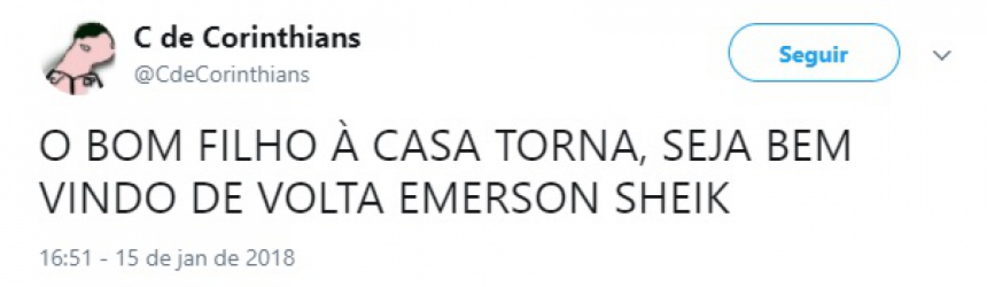 Retorno de Sheik ao Corinthians dividiu a torcida nas redes sociais