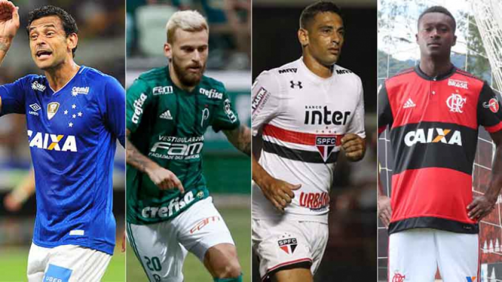 Montagem - Fred, Lucas Lima, Diego Souza e Marlos Moreno