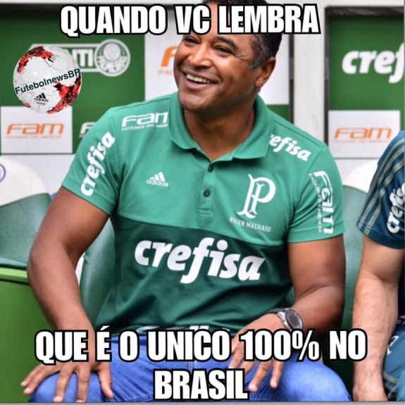 Torcedores do Verdão postam montagens comemorando a boa fase