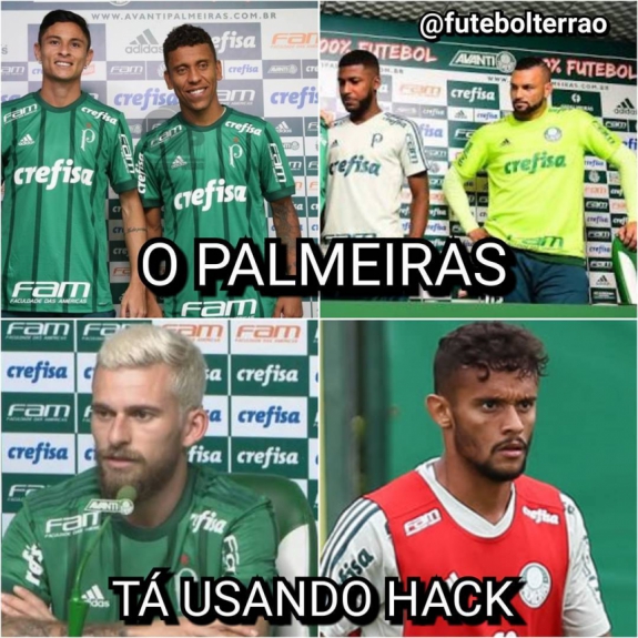 Torcedores do Verdão postam montagens comemorando a boa fase