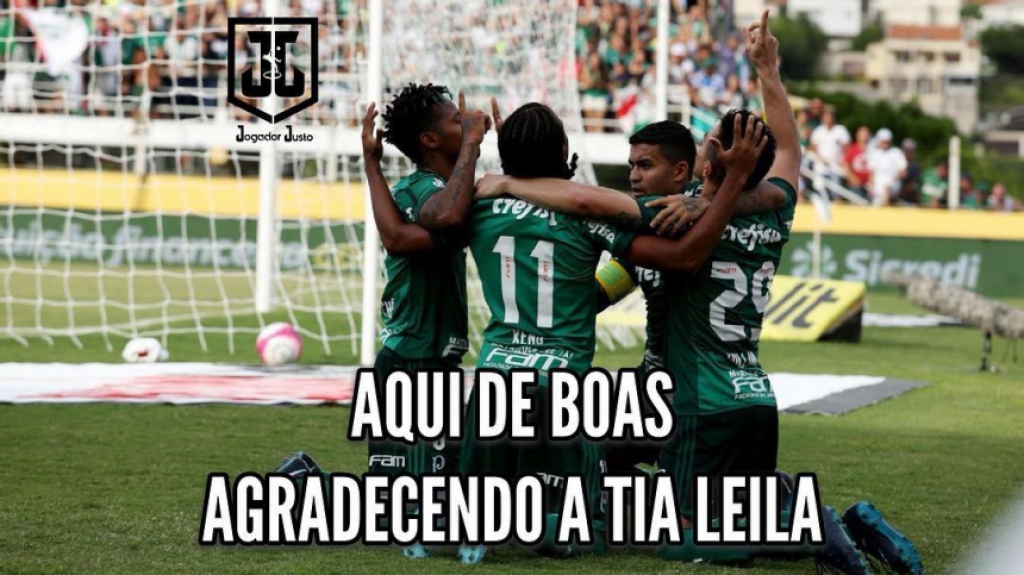 Torcedores do Verdão postam montagens comemorando a boa fase
