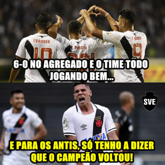 Torcedores do Vasco comemoram vaga na terceira fase da Libertadores