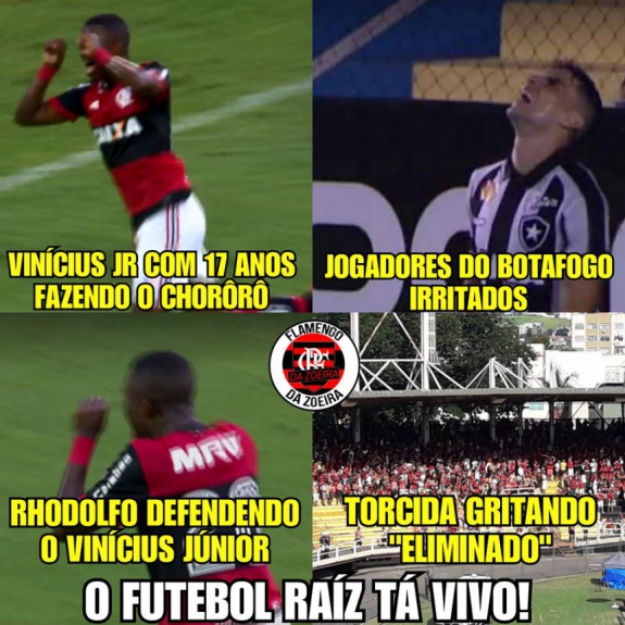 As zoeiras dos flamenguistas após vitória sobre o Botafogo pela Taça Guanabara