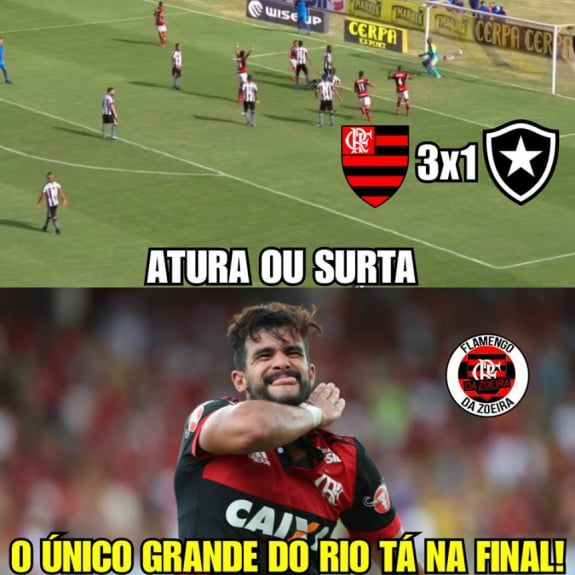 As zoeiras dos flamenguistas após vitória sobre o Botafogo pela Taça Guanabara