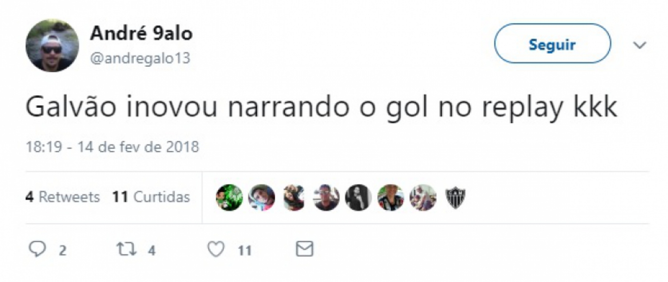 Atraso na narração de Galvão Bueno repercute nas redes