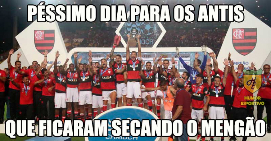 Rubro-negros comemoram título da Taça Guanaba