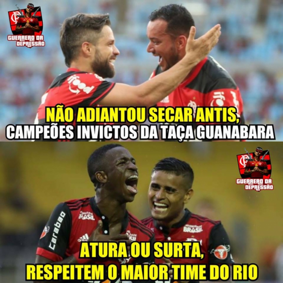Rubro-negros comemoram título da Taça Guanaba