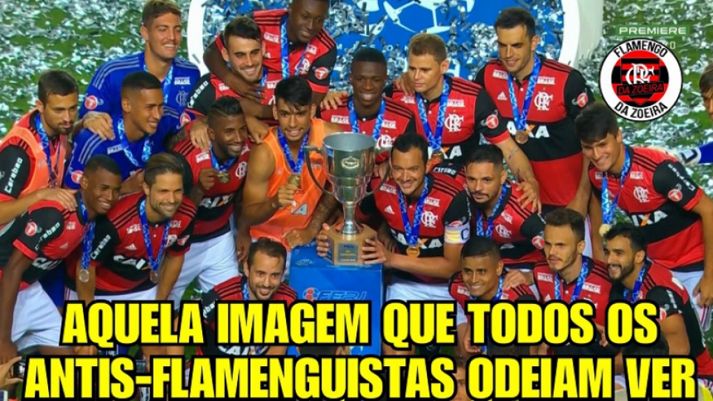 Rubro-negros comemoram título da Taça Guanaba
