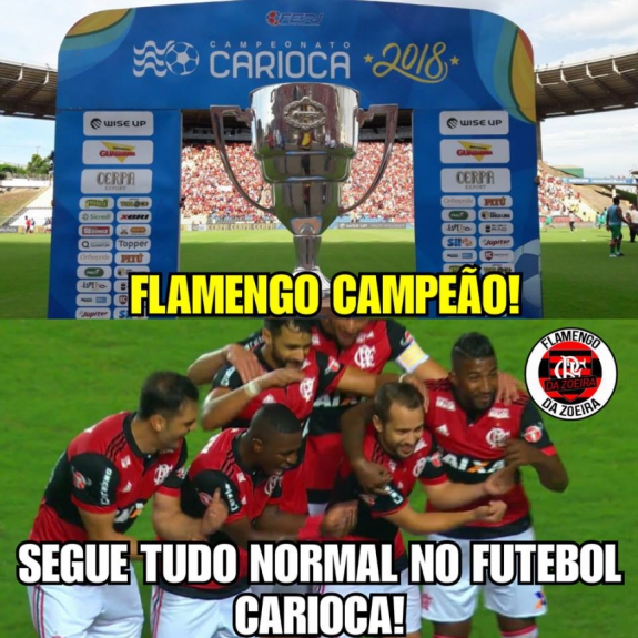 Rubro-negros comemoram título da Taça Guanaba
