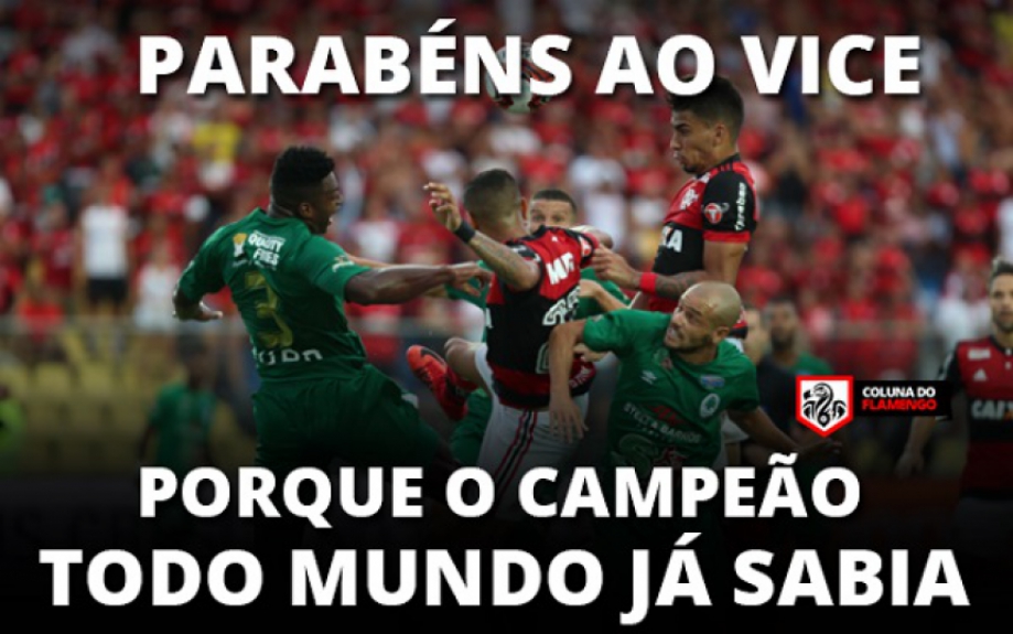 Rubro-negros comemoram título da Taça Guanaba