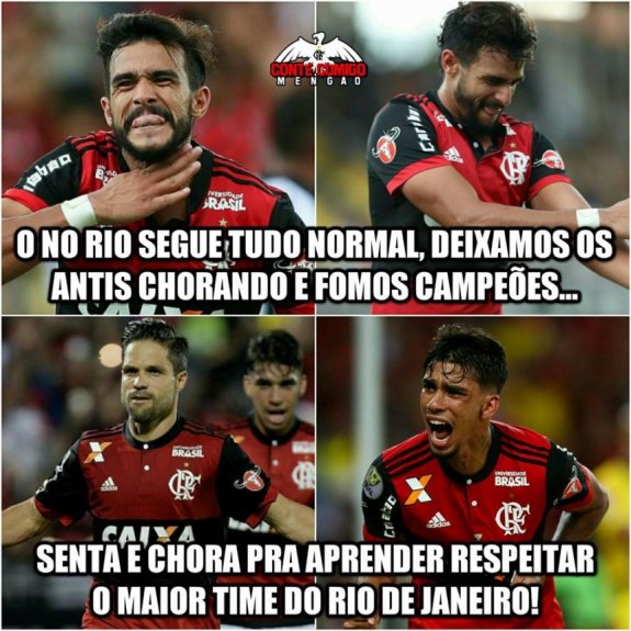 Rubro-negros comemoram título da Taça Guanaba
