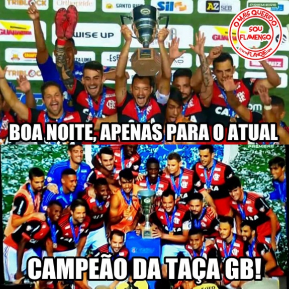Rubro-negros comemoram título da Taça Guanaba