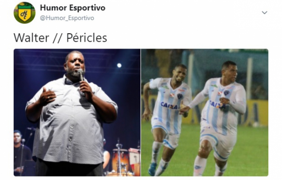 Excesso de peso na estreia pelo Paysandu fez Walter sofrer com piadas