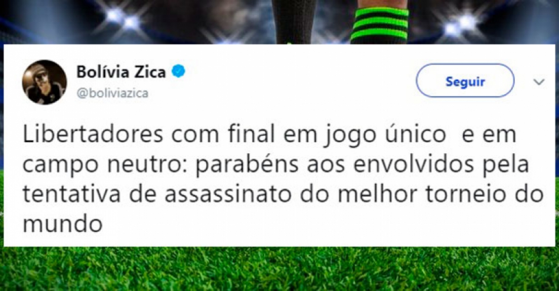 A repercussão na web da decisão da Conmebol