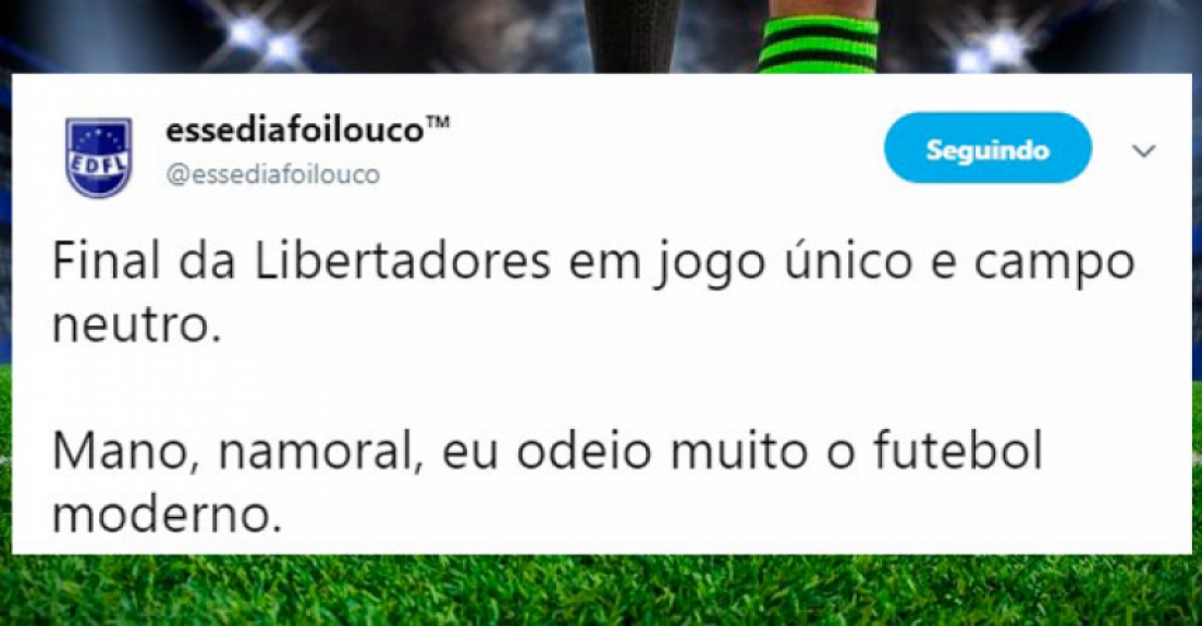 A repercussão na web da decisão da Conmebol
