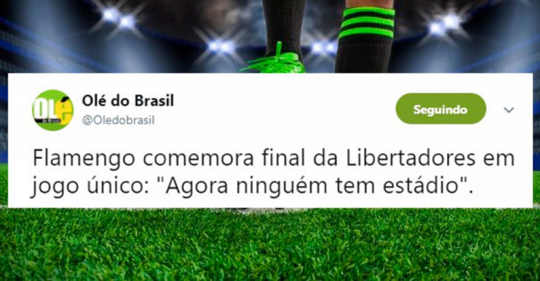 A repercussão na web da decisão da Conmebol