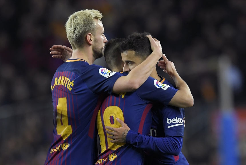 Philippe Coutinho (Barcelona) - O meia fez um bom jogo contra o Girona. Na goleada de 6 a 1, o jogador balançou a rede uma vez.