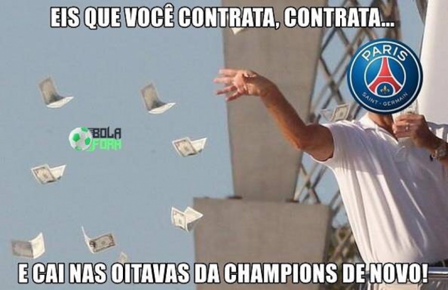 Eliminação do PSG rendeu memes em todo o mundo