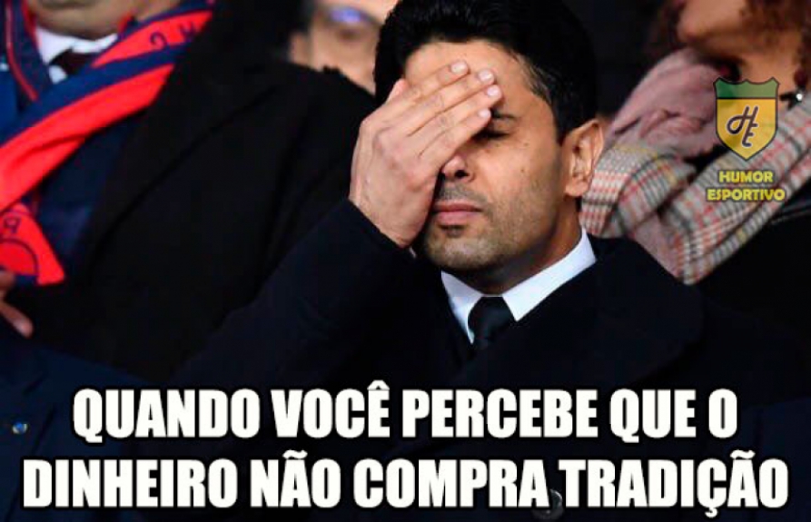 Eliminação do PSG rendeu memes em todo o mundo