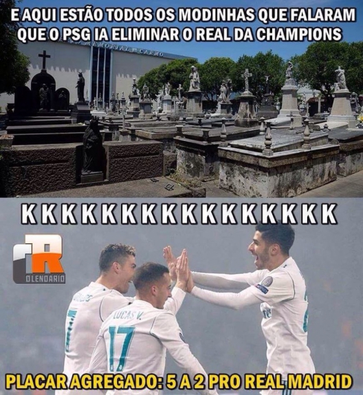 Eliminação do PSG rendeu memes em todo o mundo