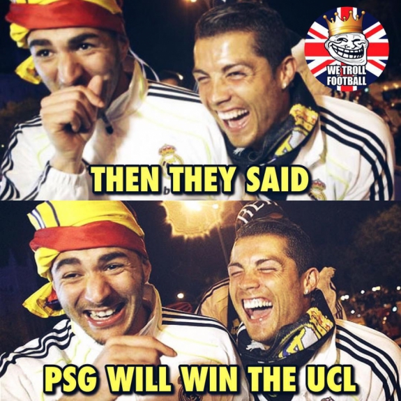 Eliminação do PSG rendeu memes em todo o mundo