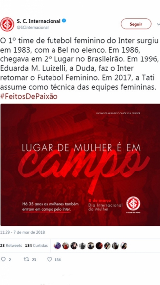 Homenagem Internacional