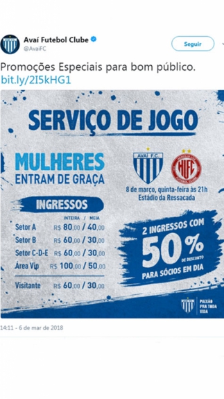 Homenagem Avaí