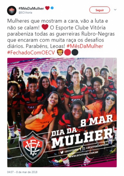 Homenagem Vitória
