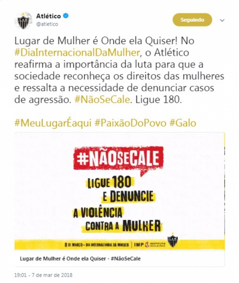 Homenagem Atlético-MG
