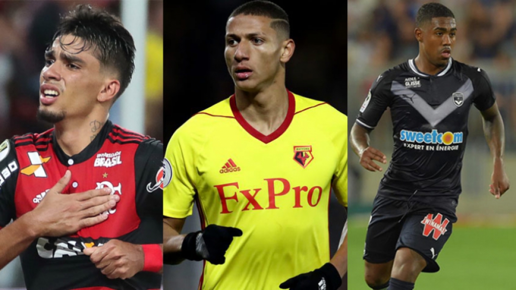 Lucas Paquetá, Richarlison e Malcom