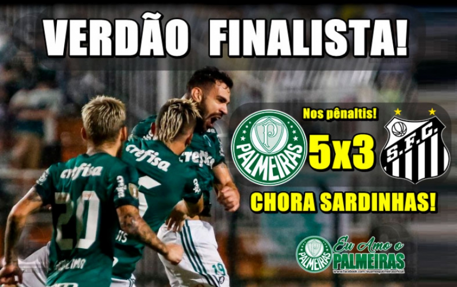 Os melhores memes da classificação do Palmeiras diante do Santos