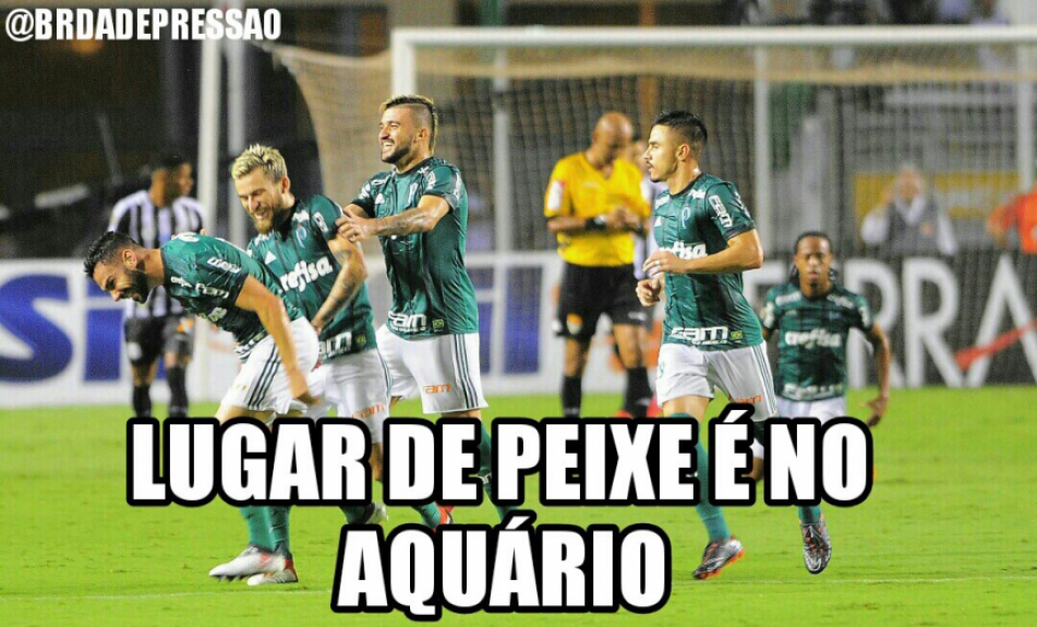 Os melhores memes da classificação do Palmeiras diante do Santos