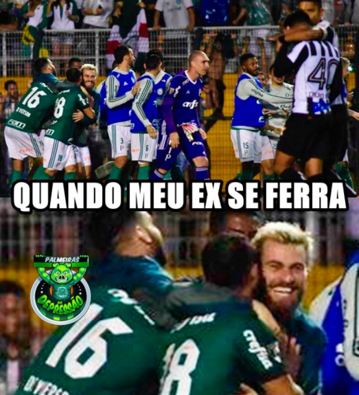 Os melhores memes da classificação do Palmeiras diante do Santos
