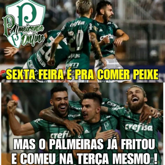 Os melhores memes da classificação do Palmeiras diante do Santos