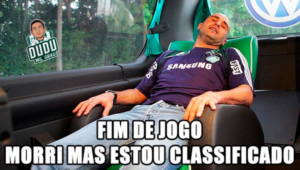 Os melhores memes da classificação do Palmeiras diante do Santos