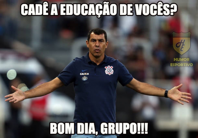 A web não perdoou o Carille após polêmica com Diego Aguirre